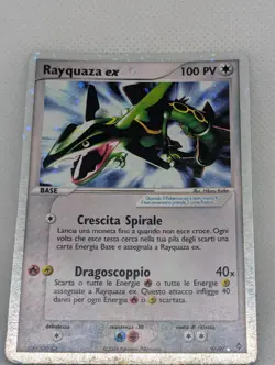 Rayquaza ex 97/97 Dragon Holo Ultra Rare Foil Pokemon TCG Nintendo ITALIAN LP - Image 3