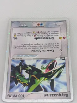 Rayquaza ex 97/97 Dragon Holo Ultra Rare Foil Pokemon TCG Nintendo ITALIAN LP - Image 4