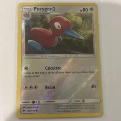 Porygon2 104/147 Burning Shadows Reverse Holo Uncommon Pokemon TCG - Image 1