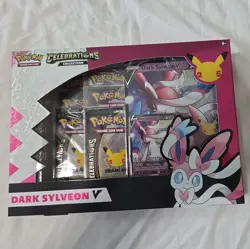 Pokemon TCG: Celebrations Collection Box [Dark Sylveon V or Lance's Charizard V 820650809392 - Image 1