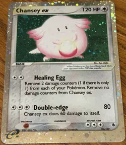 2003 Pokemon Ruby and Sapphire Chansey Ex Holo 96/109 Ultra Rare NM/VLP 🔥🔥🔥 - Image 1