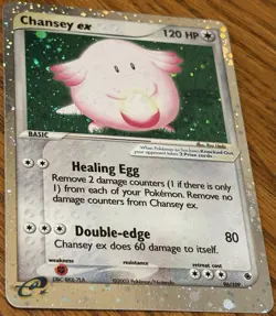 2003 Pokemon Ruby and Sapphire Chansey Ex Holo 96/109 Ultra Rare NM/VLP 🔥🔥🔥 - Image 2