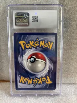 Pokemon English Machop 52/102 1999 Base Set (Shadowless) Common CGC 9 Mint - Image 2