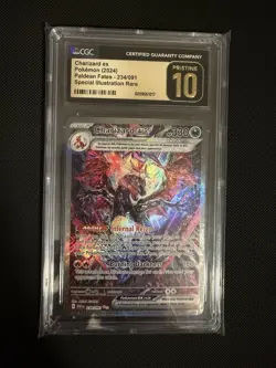 Charizard EX 234/091 Pokemon Paldean Fates SIR | CGC Pristine 10 - Image 1