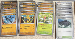 Mega Lucario Ex & Dileon's Deck - Premade Pokemon TCG Deck - With Sleeves & Dice - Image 1