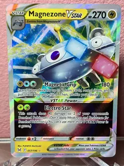 Pokemon TCG Magnezone VSTAR Sword & Shield - Lost Origin 057/196 Holo Ultra Rare - Image 1