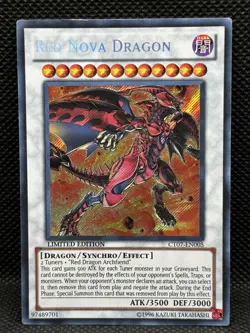 Yugioh / Red Nova Dragon / CT07-EN005 / Secret Rare / Limited Edition / (LP) - Image 1