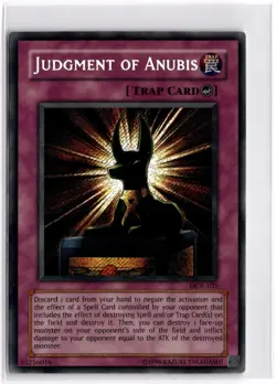 Judgment of Anubis Unlimited Secret Rare Dark Crisis DCR-105 LP - Image 1