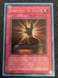 Judgment of Anubis Unlimited Secret Rare Dark Crisis DCR-105 LP - Image 1