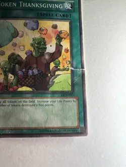 Yu-Gi-Oh! Token Thanksgiving Common DCR-041 Moderately Played Unlimited - Image 5