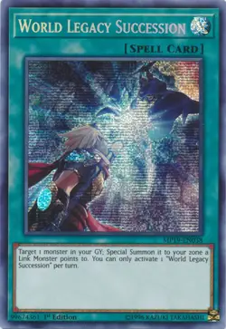 Yugioh! LP World Legacy Succession - MP19-EN038 - Prismatic Secret Rare - 1st Ed - Image 1