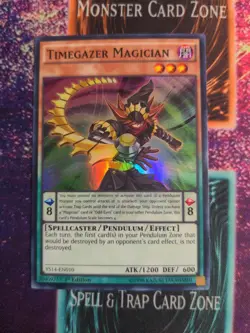 Yu-Gi-Oh! Timegazer Magician YS14-EN010 1st Edition Super Rare NM - Image 1