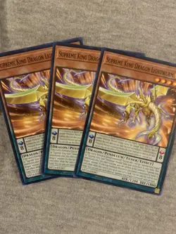 Yu-Gi-Oh! TCG 3x Supreme King Dragon Lightwurm MP24-EN x3 COMMON YUGIOH! - Image 1