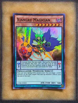 Yugioh Xiangke Magician CORE-EN003 Super Rare 1st Ed LP - Image 1