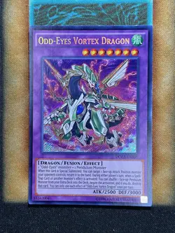 Yugioh Odd-Eyes Vortex Dragon DOCS-EN045 Secret Rare NM - Image 1