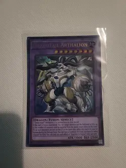 Yugioh Dracotail Arthalion JUSH-EN006 UR 1st Edition NM - Image 1