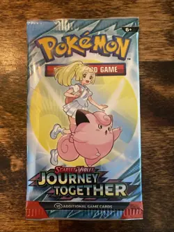 Pokemon TCG: Scarlet and Violet Journey Together Booster Pack Sealed - 10 Cards - Image 1