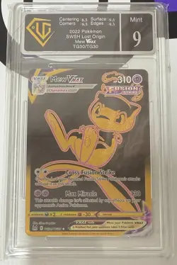 POKEMON TCG MEW VMAX TG30/TG30 SWSH LOST ORIGIN GRADE 9 MINT RARE CARD !! - Image 1