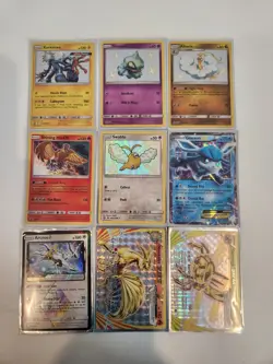 POKEMON CARD LOT OF 9 RARE HOLOS - Image 1