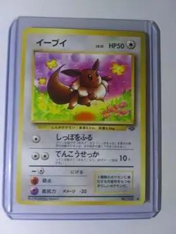 Eevee lv12 No.133 Pokemon Card Nintendo Japanese Old Back TCG Trading Game Mint - Image 1