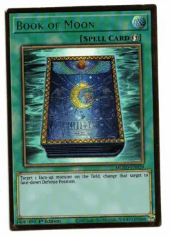 Yu-Gi-Oh Card: Book of Moon MGED-EN039 Gold Rare 1st Edition! EX - Image 1