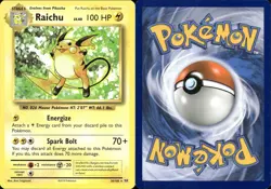 Pokemon Card Raichu 36/108 XY Evolutions Theme Deck Non Holo Rare LP - Image 1