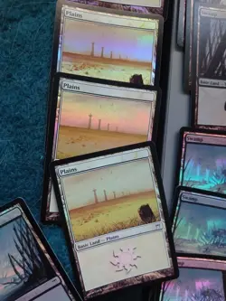 91 Foil Only Basic Lands Complete Lot Champions of Kamigawa. MTG Card As Shown - Image 4