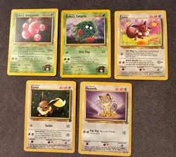 Pokemon TCG Base Set 5 Card Bundle - Image 1