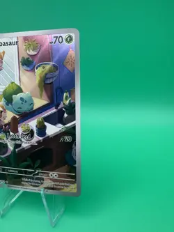 Pokemon TCG Bulbasaur Stellar Crown Illustration Holo Card 143/142 - Image 3