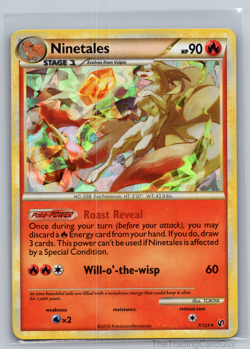 Ninetales 7/123 (Cracked Ice) 007/123 Blister Exclusives NM Pokemon Card TCG 002 - Image 1