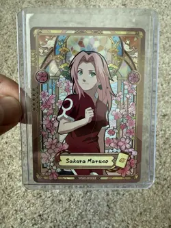 Kayou Naruto NRSA01-SP-003L5 Sakura Maruno Trading Card SSP English - Image 1
