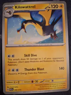 Pokemon Cards: Kilowattrel 8/15 | Common | McDonalds Promo (2023) - Pokemon TCG - Image 1