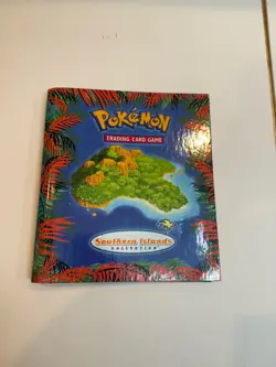 Pokemon Trading Card Game Southern Islands Binder And Postcards - Image 3