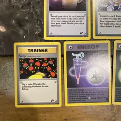 Pokemon TCG Team Rocket 5 Card Lot Vintage Trainers And Energy Cards - Image 5