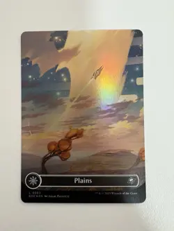 Plains 0262 Foil Borderless MTG Magic the Gathering Card NM Near Mint EOE - Image 1