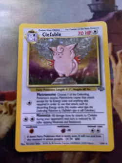 Clefable 1/64 Jungle Holo Rare Pokemon Card - Lightly Played / Played - WoTC - Image 1