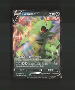Tyranitar V SWSH109 Sword & Shield Black Star Promo Holo Pokemon Card NM - Image 1