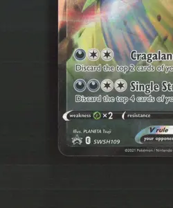 Tyranitar V SWSH109 Sword & Shield Black Star Promo Holo Pokemon Card NM - Image 5