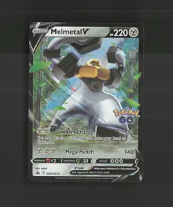 Melmetal V SWSH224 Sword & Shield Black Star Promo Holo Pokemon Card NM - Image 1