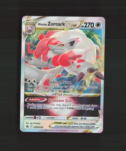Hisuian Zoroark VSTAR SWSH298 Black Star Promo Holo Pokemon Card NM - Image 1