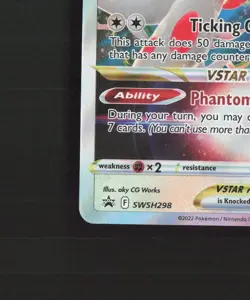 Hisuian Zoroark VSTAR SWSH298 Black Star Promo Holo Pokemon Card NM - Image 5
