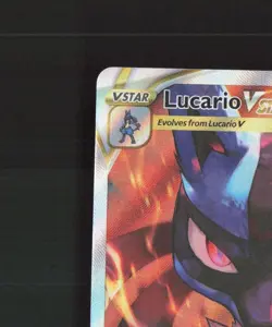 Lucario VSTAR SWSH291 Full Art Black Star Promo Holo Pokemon Card NM - Image 3