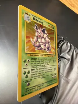 Pokemon TCG Base Set Nidoking Holo Rare Card 11/102 1999 - Image 2