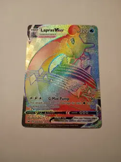 Lapras VMAX (Secret) 203/202 Swsh01: Sword & Shield Holo - Pokemon Card - Image 1