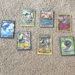 Nintendo Pokemon TCG EX Holo Cards Lot Manectric Gyarados Mewtwo Gengar x7 - Image 1