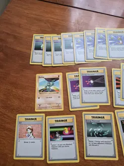 Lot Of 63 Shadowless Pokemon Cards Energy And Trainer - Image 5