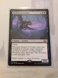 MTG - Archon of Cruelty - Modern Horizons 2 - Regular Non Foil - Image 2