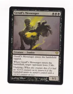 Magic The Gathering Dark Ascension #63 Geralf's Messenger - Image 1