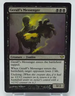 Magic The Gathering Dark Ascension #63 Geralf's Messenger - Image 3