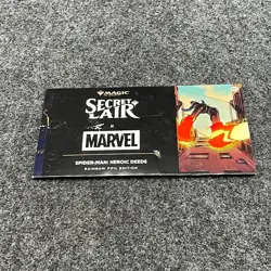 MTG: Secret Lair x Marvel's Spider-Man: Heroic Deeds, Dented, AS-IS No Returns - Image 1